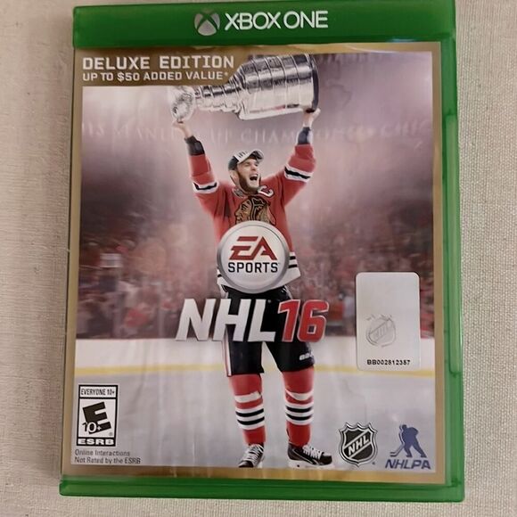 NHL 16 Deluxe Edition for XBOX One w case and manual - Picture 1 of 4